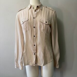 Weekend Max Mara Cream Button-Up Shirt
